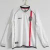 2002 England Home Long Sleeve Retro Jersey