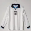 1996 England Home Long Sleeve Retro Jersey