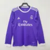 16-17 Real Madrid Away Retro Long Sleeve Jersey