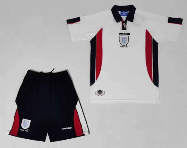 Retro 1998 England Home White Kid Kit