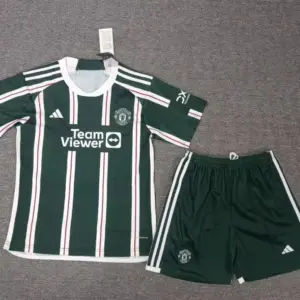 23-24 Manchester United Away Kids Kit