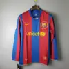 07-08 Barcelona Home Long Sleeve Retro Jersey