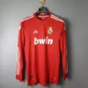 2012 Real Madrid Red Long Sleeve Retro Jersey