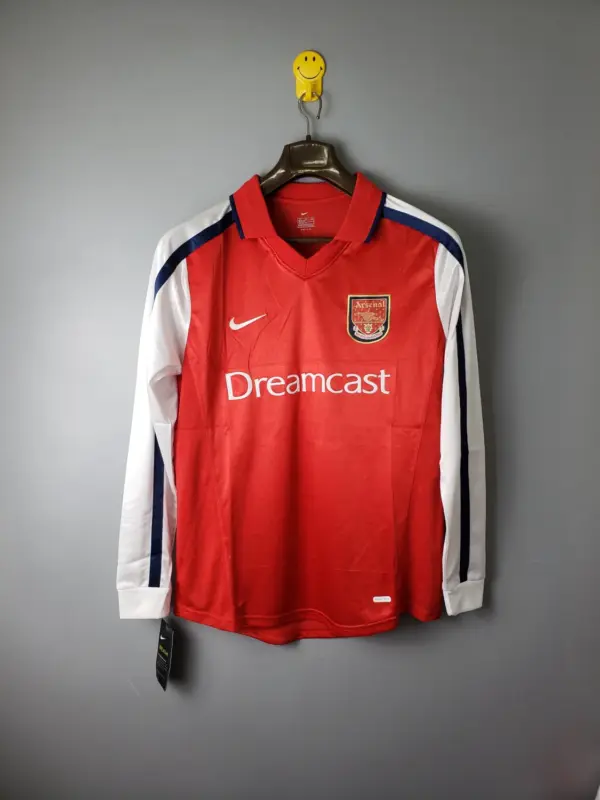2000 Arsenal Home Long Sleeve Retro Jersey