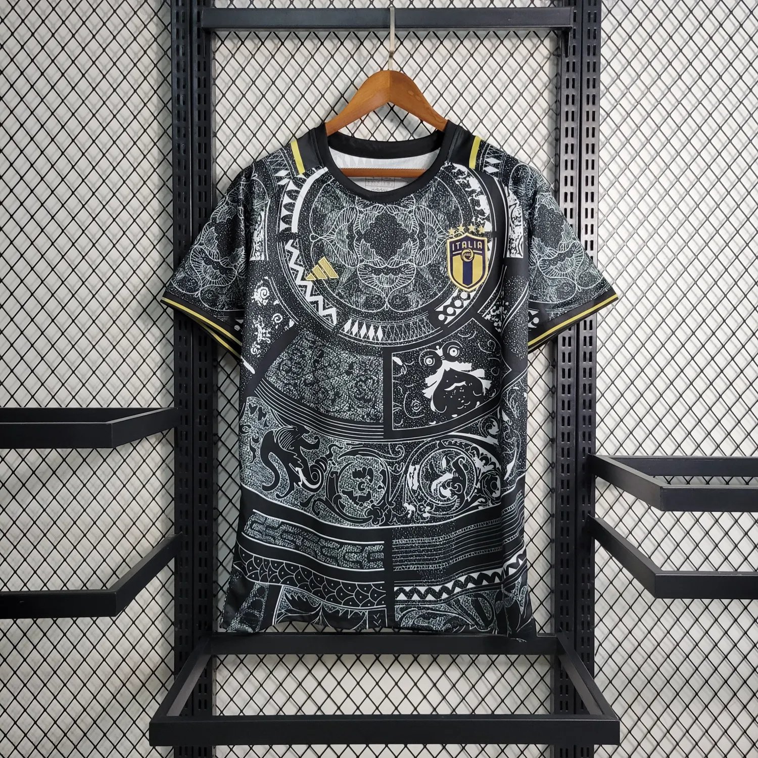 23-24 Italy Black Special Edition Fans Jersey