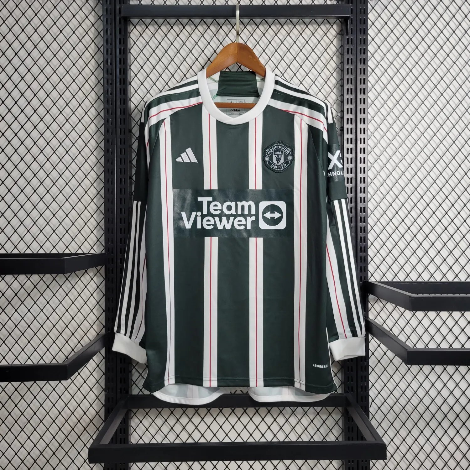 23-24 Manchester United Away Fans Long Sleeve Jersey
