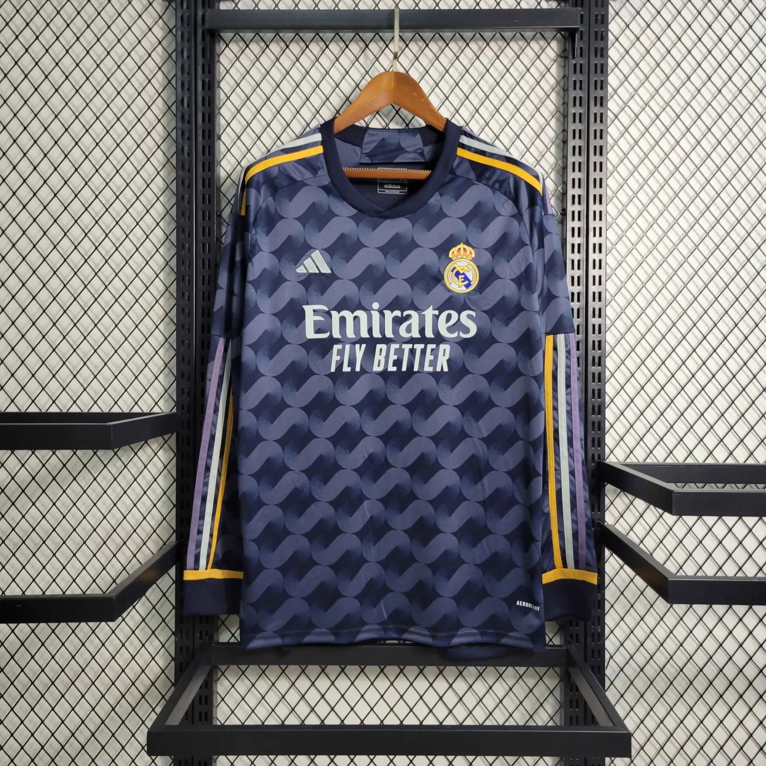 23-24 Real Madrid Away Fans Long Sleeve Jersey