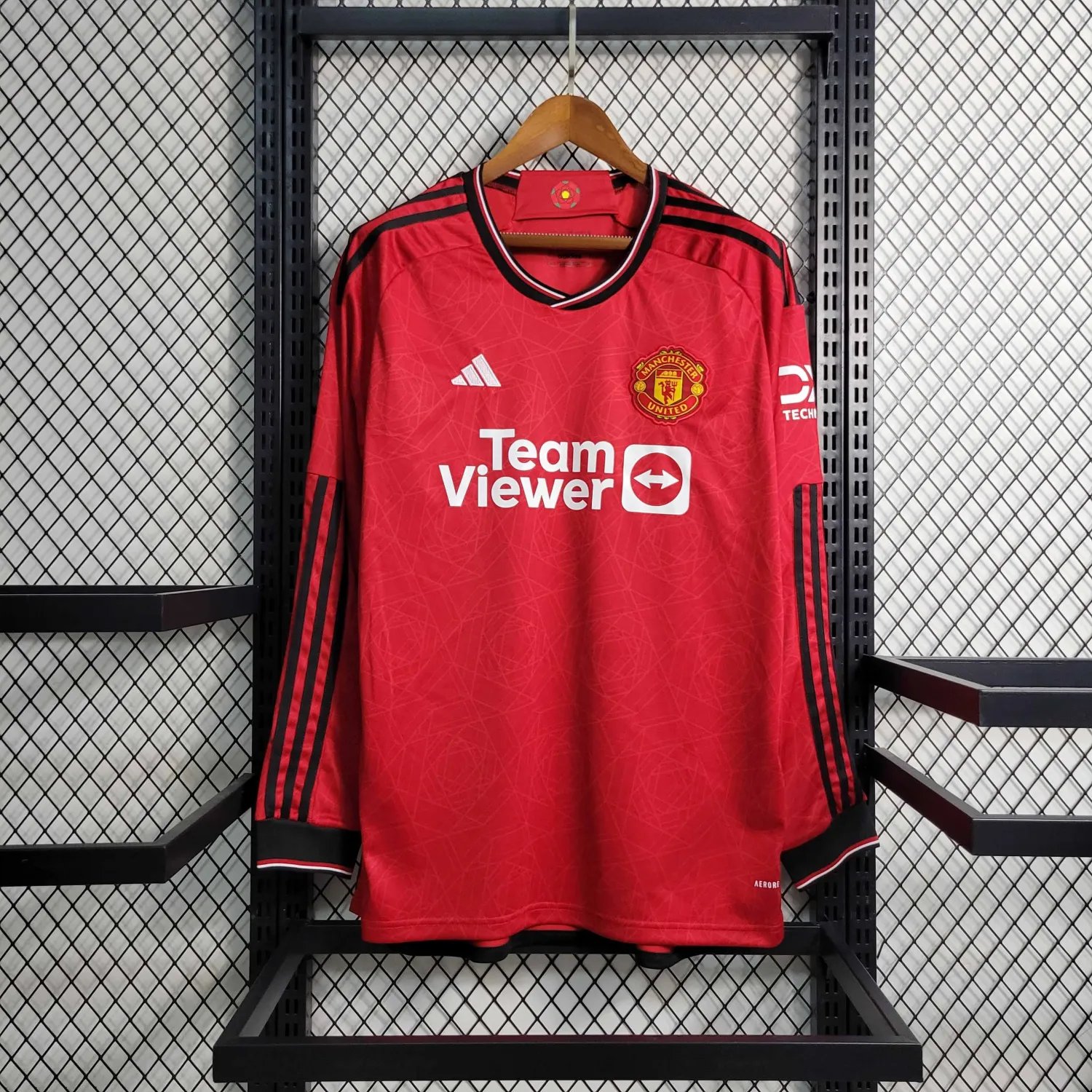 23-24 Manchester United Home Long Sleeve Jersey