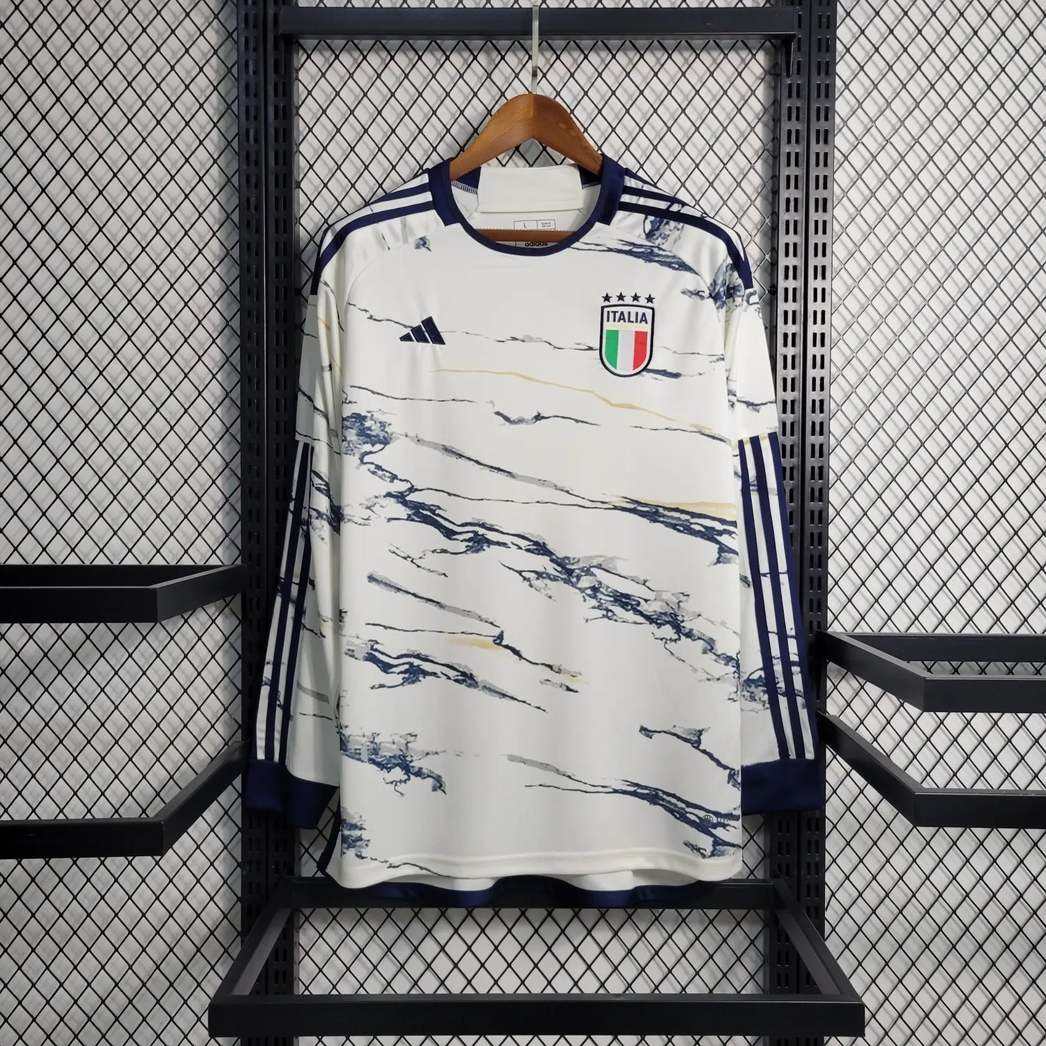 2023 Italy Away Long Sleeve Fans Jersey