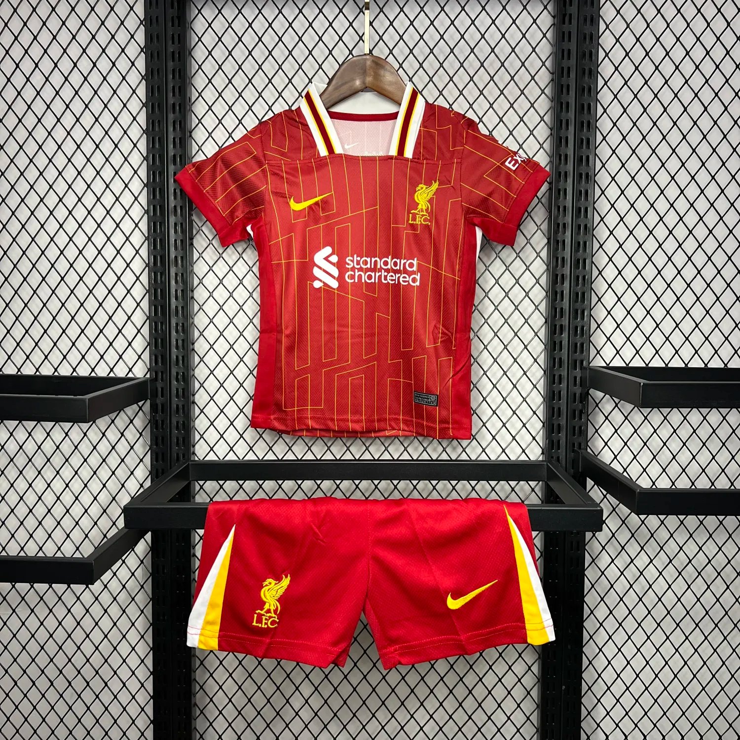 24-25 Liverpool Home kids kit