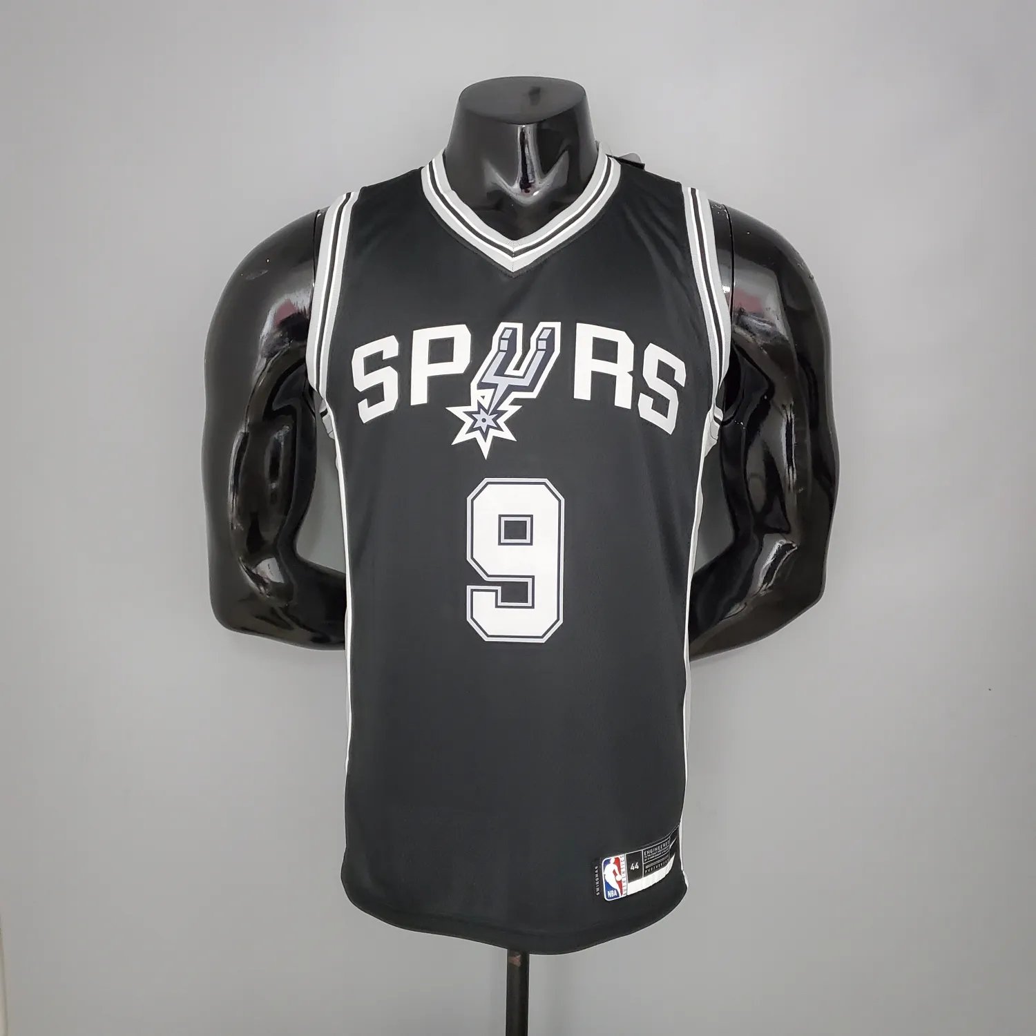 PARKER#9 Spurs Black NBA Jersey