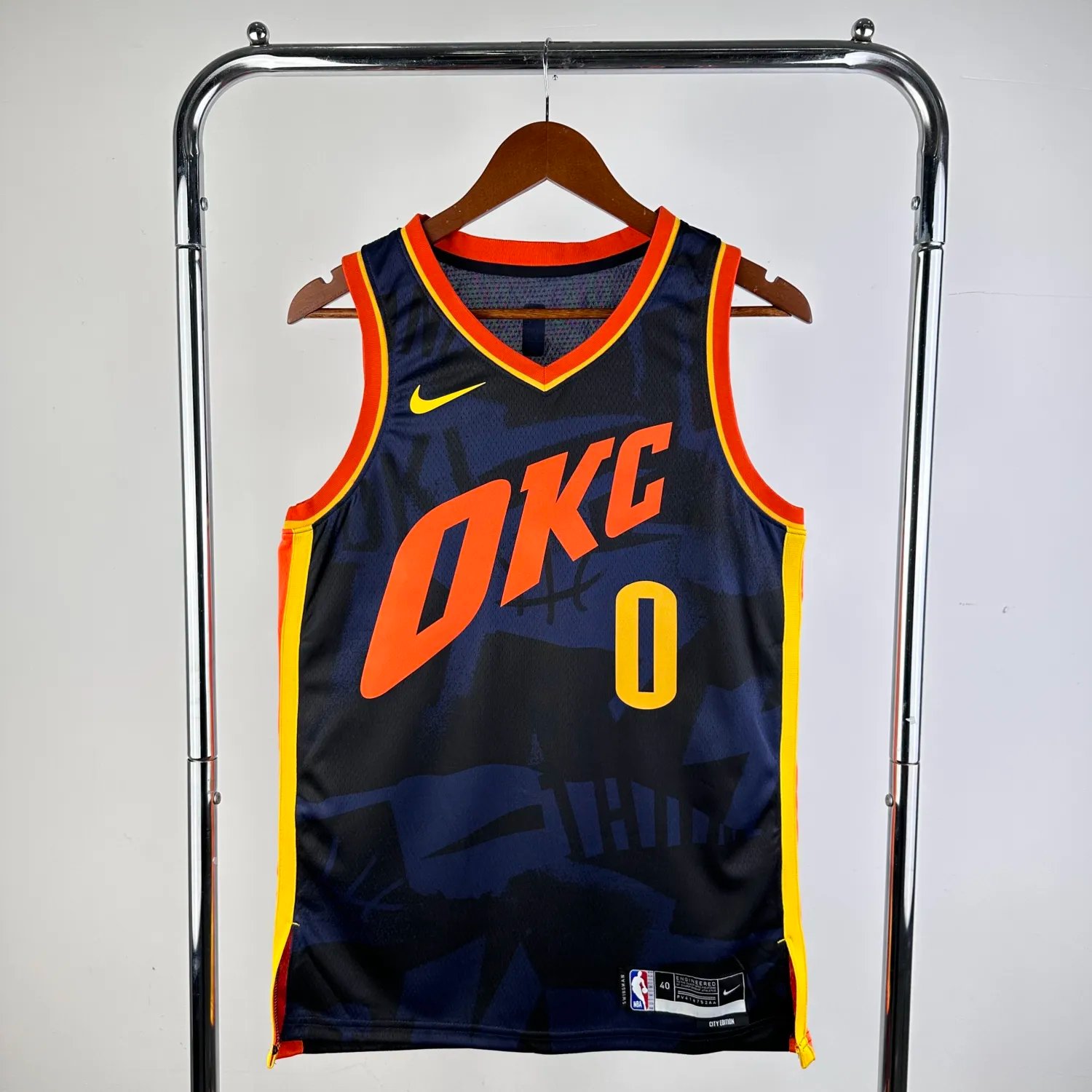 2024 Oklahoma City Thunder City Edition WESTBROOK #0 NBA Swingman Jersey
