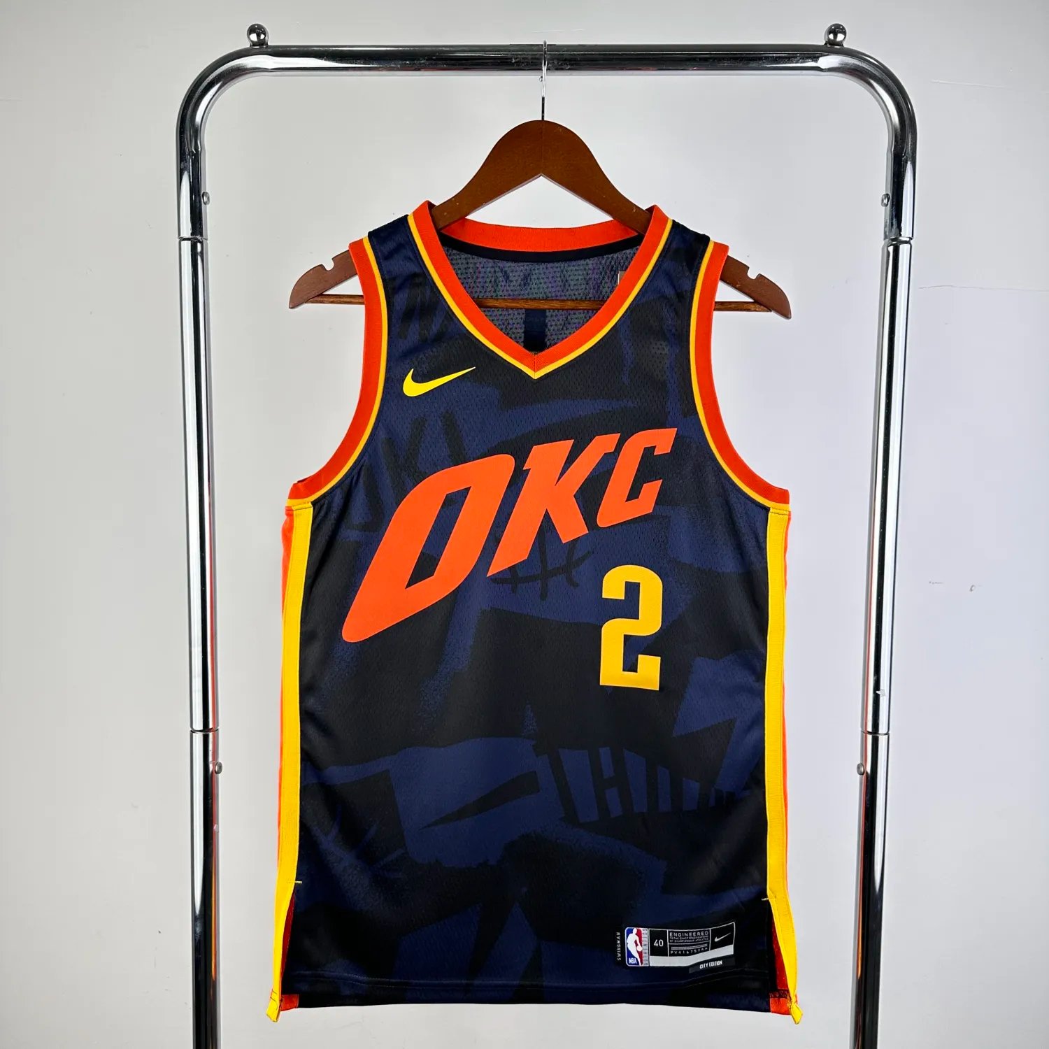 2024 Oklahoma City Thunder City Edition GILGEOUS-ALEXANDER #2 NBA Swingman Jersey