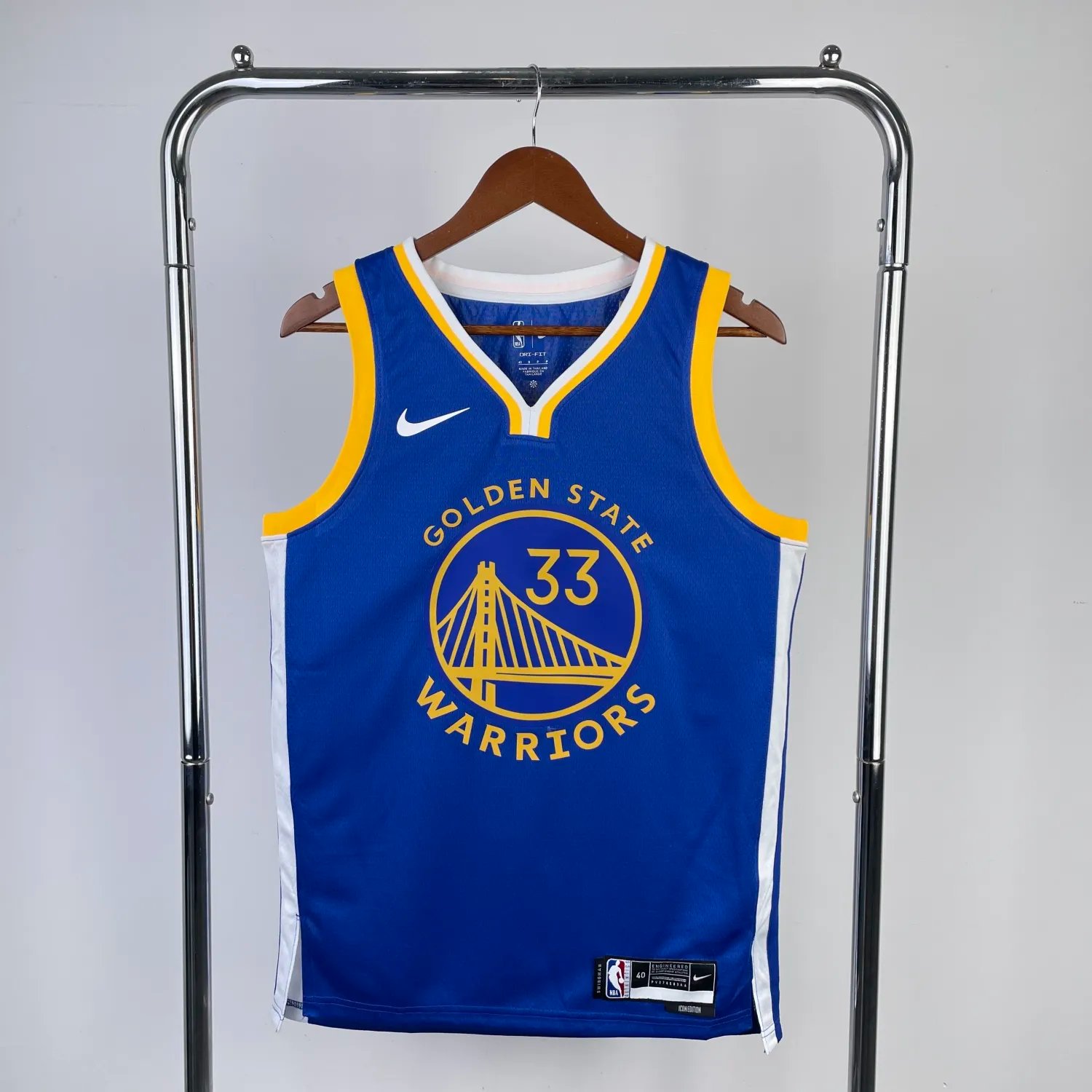 2023 Warriors Away WISEMAN #33 NBA Swingman Jersey