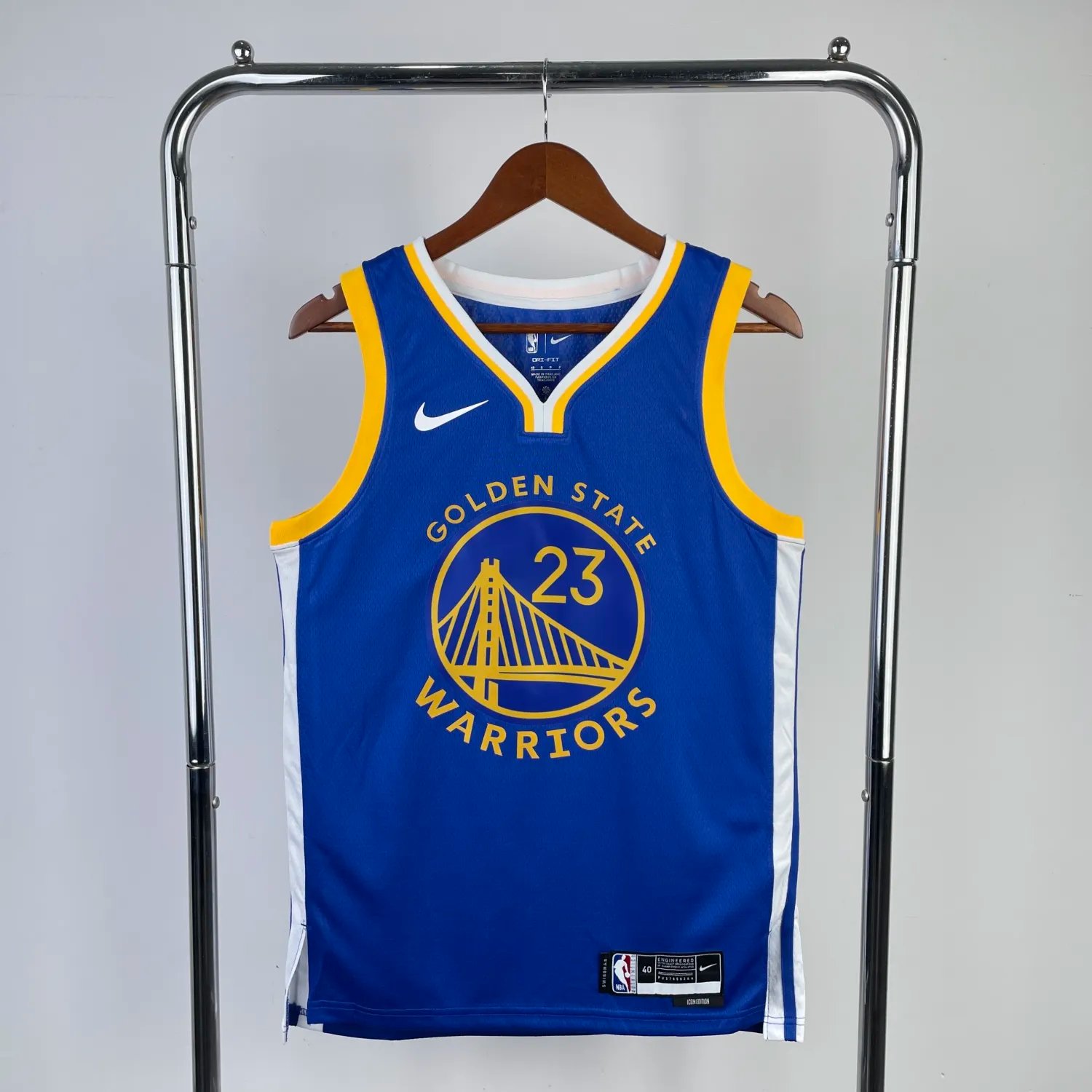 2023 Warriors Away GREEN #23 NBA Swingman Jersey