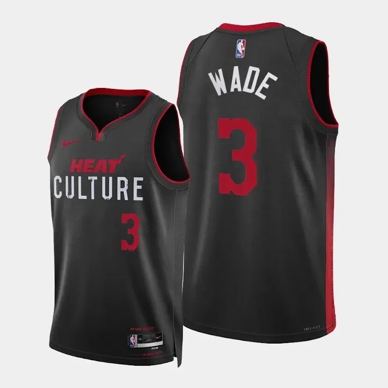23-24 Miami Heat City Edition Wade #3 NBA Swingman Jersey