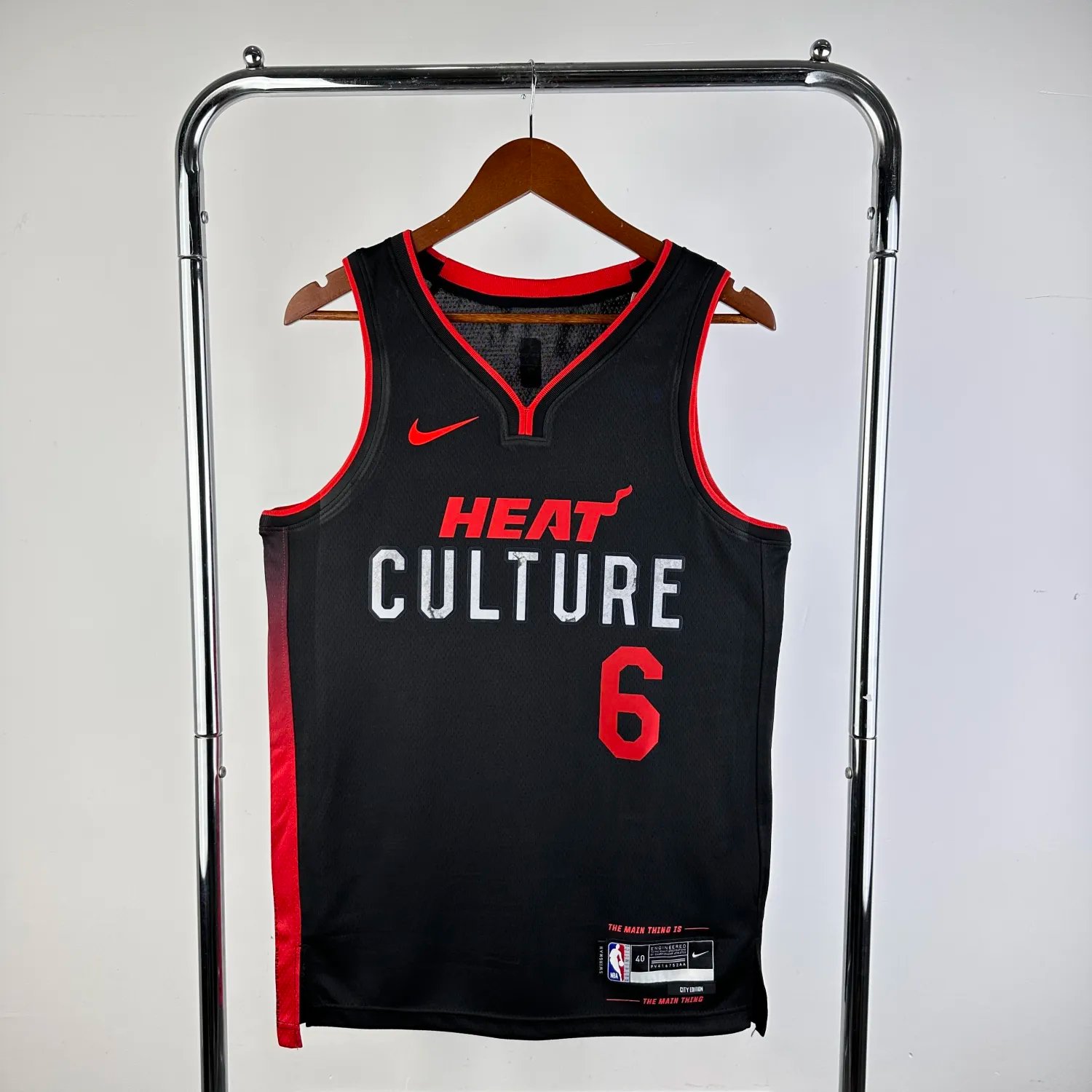 23-24 Miami Heat City Edition James #6 NBA Swingman Jersey