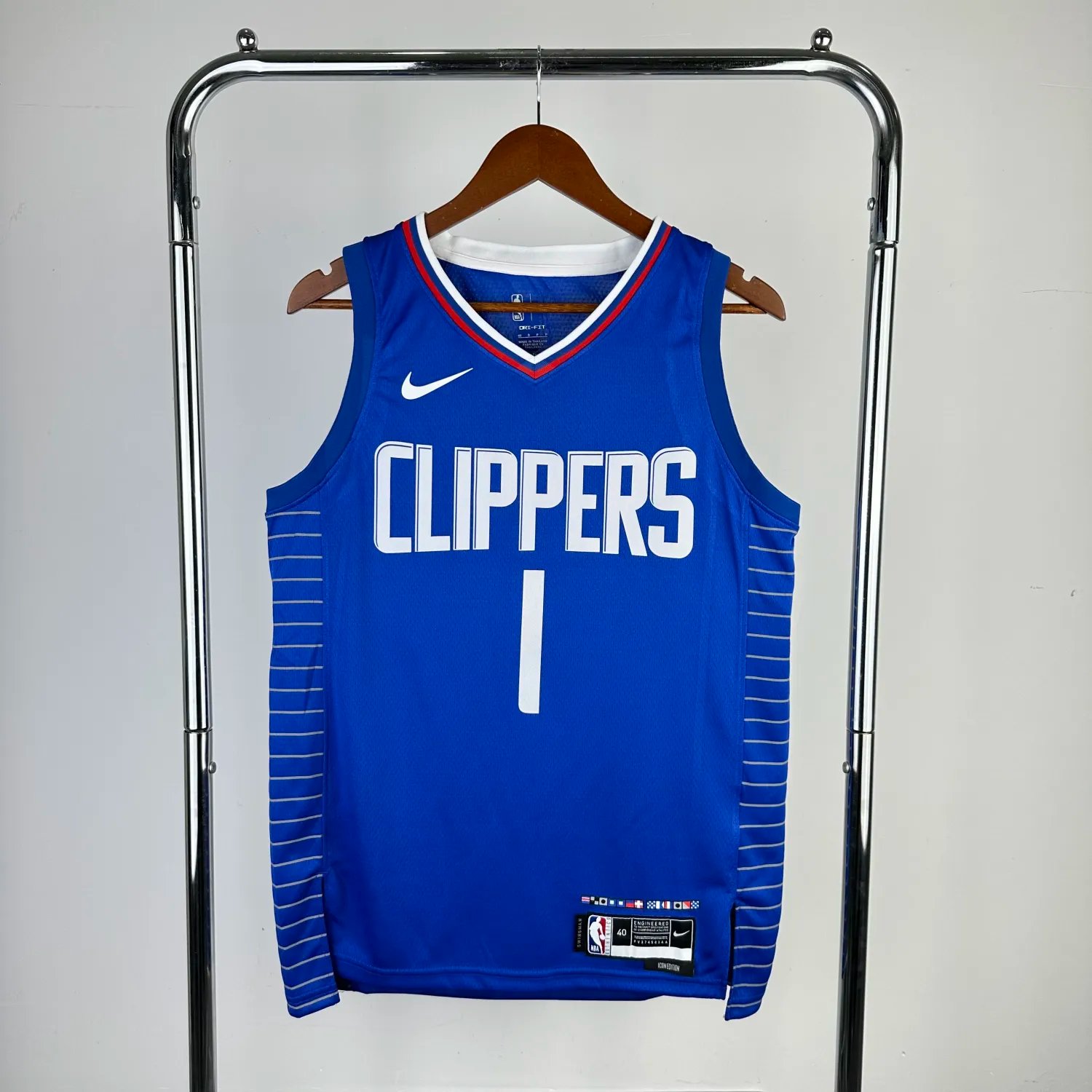 23-24 LA Clippers Away James Harden #1 Swingman NBA Jersey