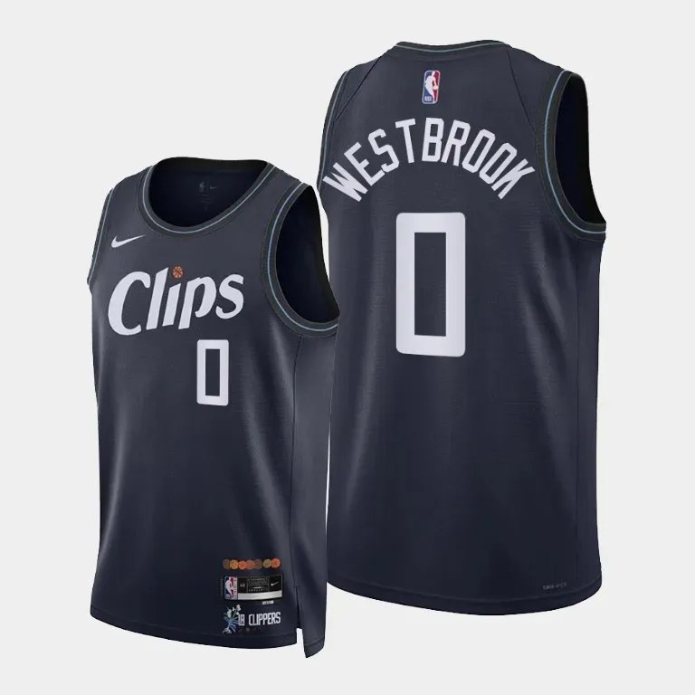 23-24 LA Clippers City Edition Russell Westbrook #0 Swingman NBA Jersey