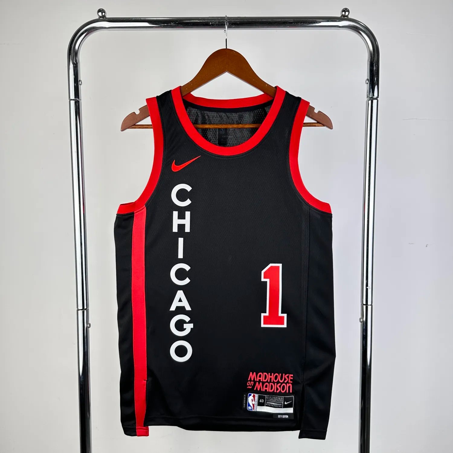 23-24 Chicago Bulls City Edition Derrick Rose #1 Swingman NBA Jersey