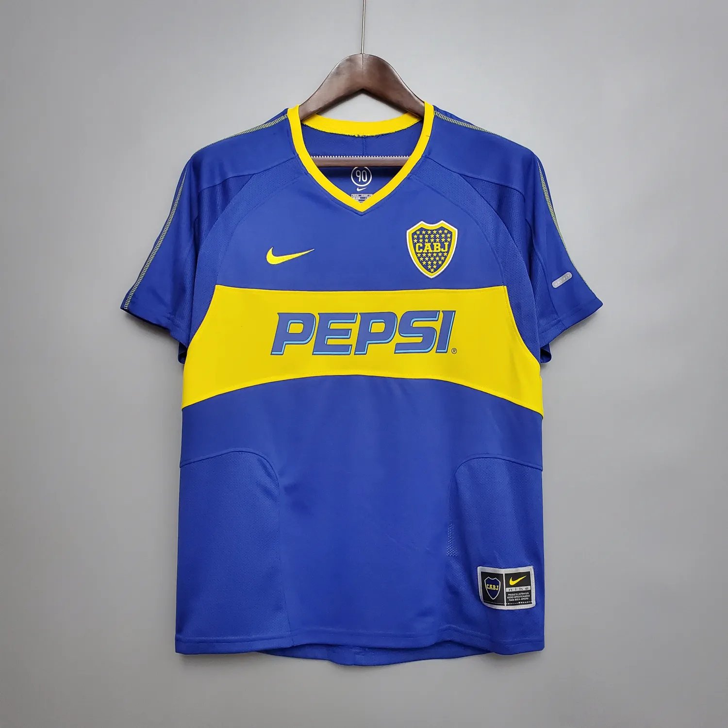 03-04 Boca Juniors Home Retro Jersey