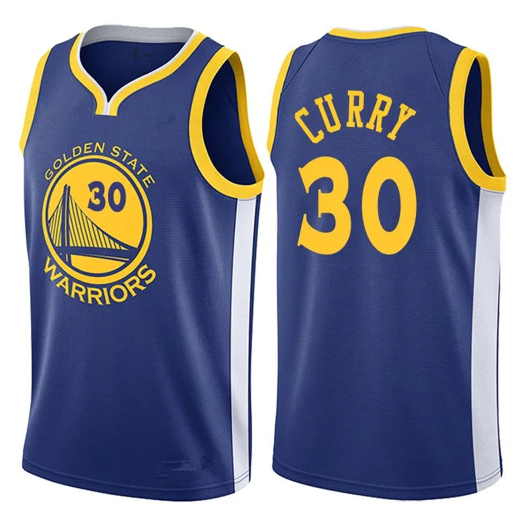 Golden State Blue Hot Pressed Jersey