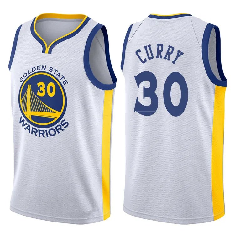 Golden State White Hot Pressed Jersey